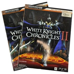 White Knight Chronicles II PS3 Strategy Guide Lot BradyGames 2 Books
